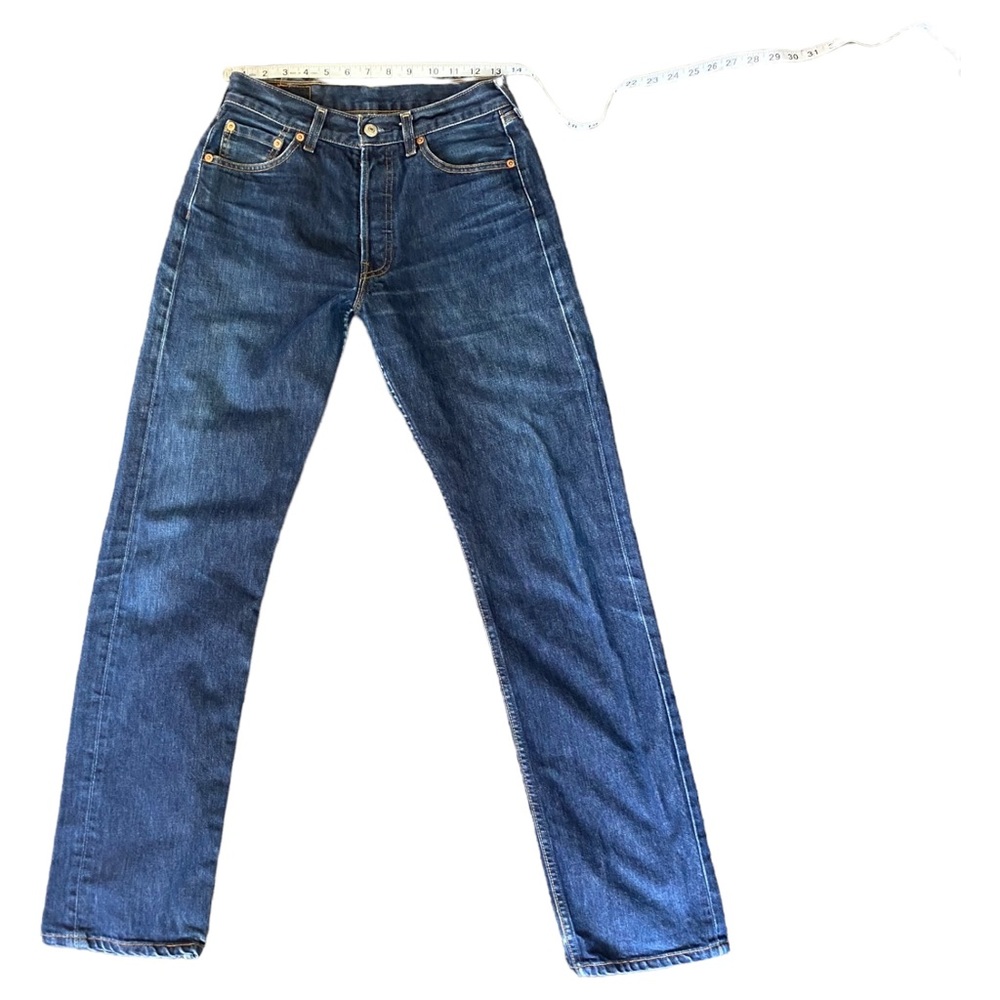 NWOT LEVI’S 501 FOR ANTHRO HIGH WAISTED BUTTON FLY STRAIGHT LEG THE OG OF JEANS - Picture 6 of 16